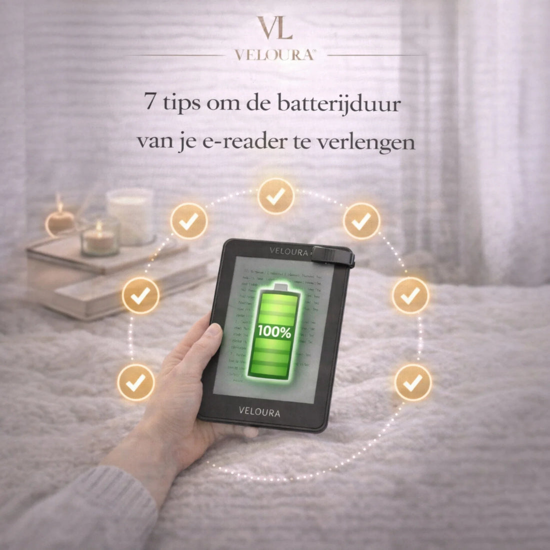 7 tips om de batterijduur van je e-reader te verlengen