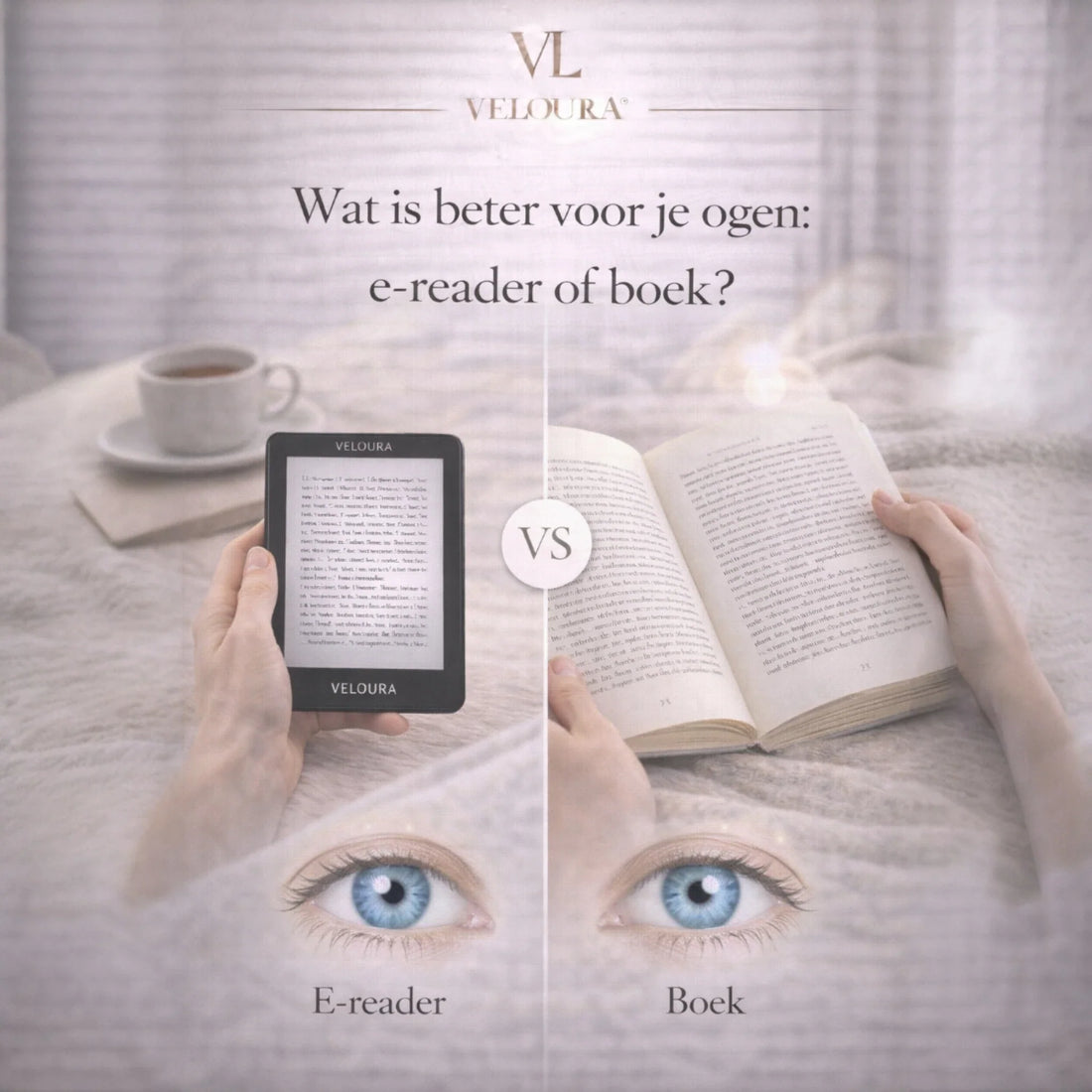 Wat is beter voor je ogen: e-reader of boek?