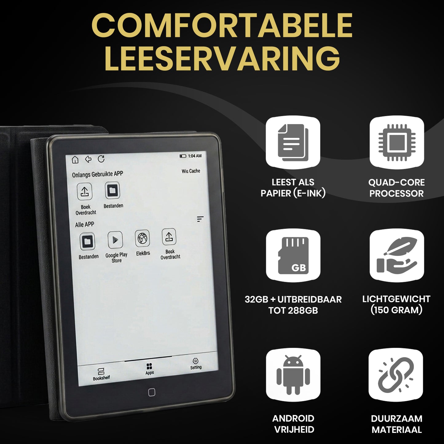 Veloura One E-Reader – Read without limits, wherever your books may be