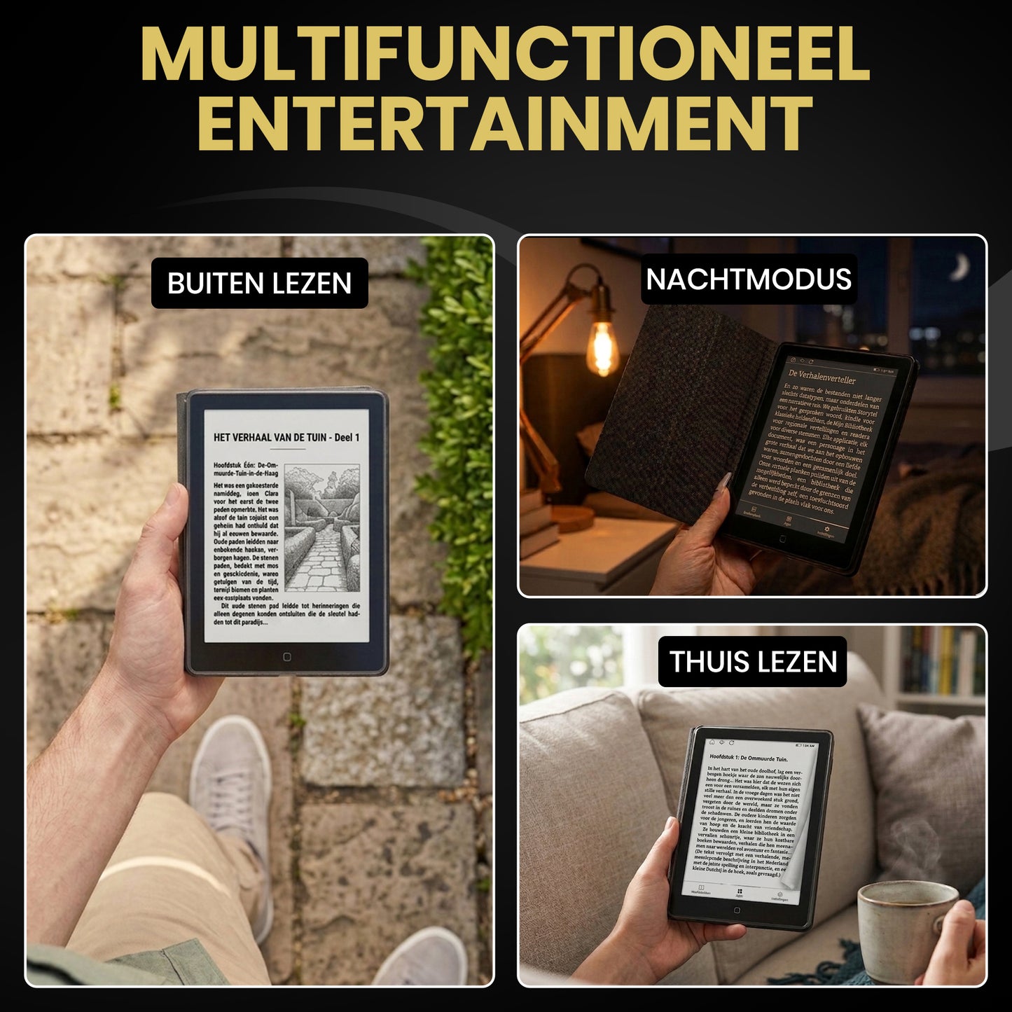 Veloura One E-Reader – Read without limits, wherever your books may be