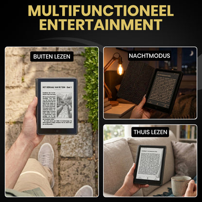 Veloura One E-Reader – Read without limits, wherever your books may be