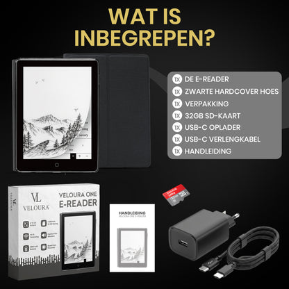 Veloura One E-Reader – Read without limits, wherever your books may be
