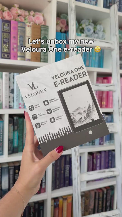 Veloura One E-Reader – Read without limits, wherever your books may be