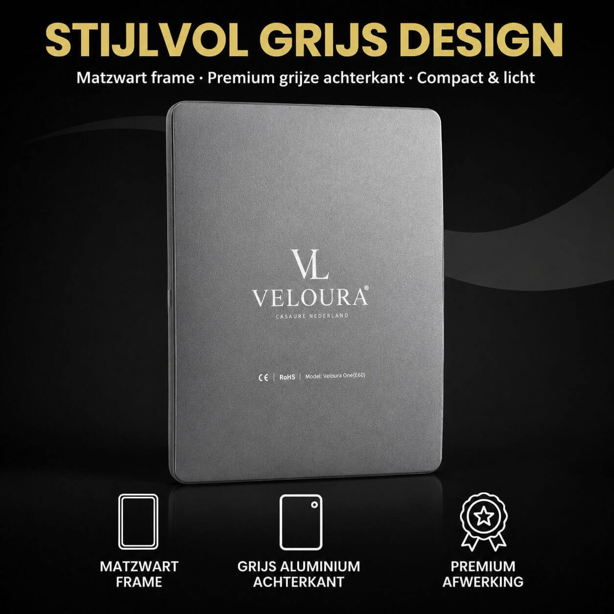 Veloura One E-Reader – Read without limits, wherever your books may be