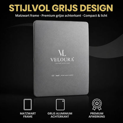 Veloura One E-Reader – Read without limits, wherever your books may be
