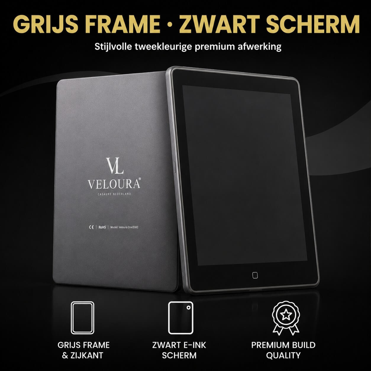 Veloura One E-Reader – Read without limits, wherever your books may be
