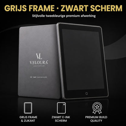 Veloura One E-Reader – Read without limits, wherever your books may be